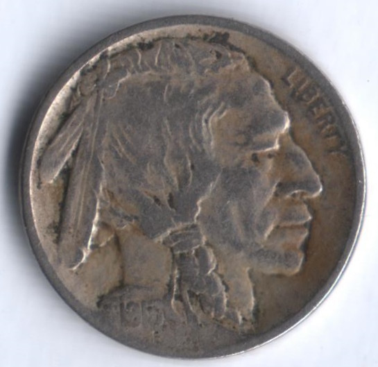 5 центов. 1913 год, США.