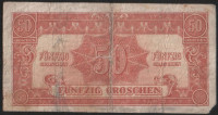 Бона 50 грошей. 1944 год, Австрия.