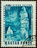 Почтовая марка. "Пещера Агтелек". 1964 год, Венгрия.