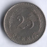 25 пенни. 1930 год, Финляндия.