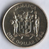Монета 1 доллар. 1994 год, Ямайка.
