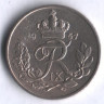 Монета 10 эре. 1957 год, Дания. C;S.