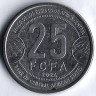 Монета 25 франков. 2024 год, Центрально-Африканские Штаты.