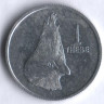 Монета 1 тхебе. 1976 год, Ботсвана.