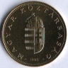 Монета 100 форинтов. 1995 год, Венгрия. BU.