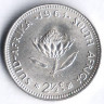 Монета 2⅟₂ цента. 1961 год, ЮАР.