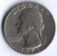 25 центов. 1973 год, США.