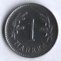 1 марка. 1951 год, Финляндия.