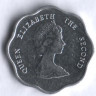 Монета 1 цент. 1992 год, Восточно-Карибские государства.