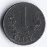Монета 1 эре. 1941 год, Дания. N;S.