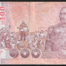 Банкнота 100 батов. 2005 год, Таиланд.