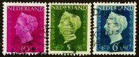 Набор марок (3 шт.). "Королева Вильгельмина". 1947-1948 годы, Нидерланды.