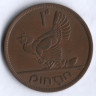 Монета 1 пенни. 1948 год, Ирландия.