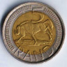 Монета 5 рандов. 2009 год, ЮАР. Suid-Afrika - uMzantsi Afrika.