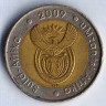 Монета 5 рандов. 2009 год, ЮАР. Suid-Afrika - uMzantsi Afrika.
