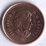 Монета 1 цент. 2007(ml) год, Канада.