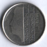 Монета 25 центов. 1982 год, Нидерланды.