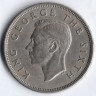 Монета 1/2 кроны. 1950 год, Новая Зеландия.