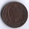 Монета 5 тхебе. 1984 год, Ботсвана.