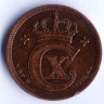 Монета 1 эре. 1915 год, Дания. VBP;GJ.