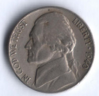 5 центов. 1940(D) год, США.