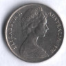 Монета 5 центов. 1970 год, Австралия.