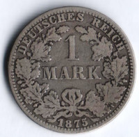 1 марка. 1875 год (A), Германская империя.