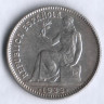 Монета 1 песета. 1933 год, Испания.