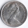 Монета 50 центов. 1966 год, Багамские острова.