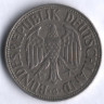 Монета 1 марка. 1962 год (G), ФРГ.