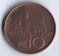 10 крон. 1993 год, Чехия.