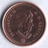 Монета 1 цент. 2008(ml) год, Канада.