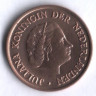 Монета 5 центов. 1956 год, Нидерланды.