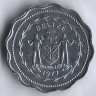 Монета 1 цент. 1977 год, Белиз.