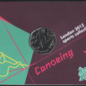 Монета 50 пенсов. 2011 год, Великобритания. Каноэ.