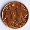 Монета 10 сентаво. 2015 год, Бразилия.