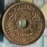 Монета 2-1/2 пиастра. 1955 год, Ливан.
