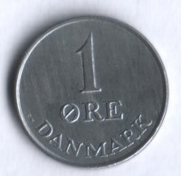 Монета 1 эре. 1967 год, Дания. C;S.
