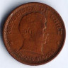 Монета 20 сентаво. 1943 год, Чили.