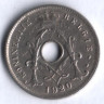 Монета 5 сантимов. 1920 год, Бельгия (Belgie).