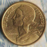 Монета 5 сантимов. 1979 год, Франция.