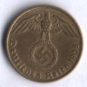 Монета 5 рейхспфеннигов. 1938 год (A), Третий Рейх.
