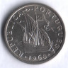 Монета 2,5 эскудо. 1968 год, Португалия.