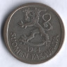 1 марка. 1964 год, Финляндия.