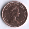 Монета 1 пенни. 1987 год, Фолклендские острова.