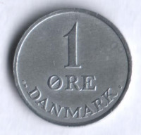 Монета 1 эре. 1969 год, Дания. C;S.