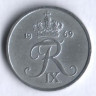 Монета 1 эре. 1969 год, Дания. C;S.