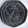 Монета 100 франков. 2024 год, Центрально-Африканские Штаты.