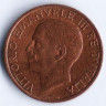 Монета 10 чентезимо. 1936 год, Италия.
