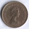 Монета 50 центов. 1977 год, Гонконг.